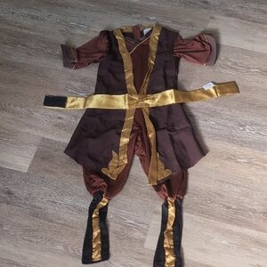 Kids Brown and Gold Fantasy Costume